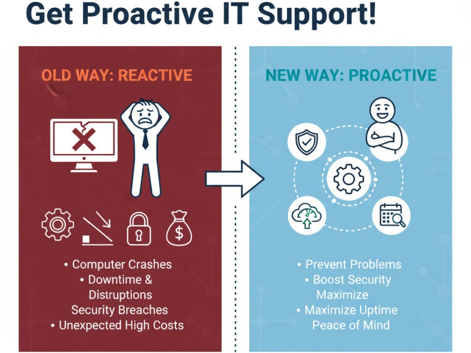 IT professional providing technical support and troubleshooting assistance at a desk